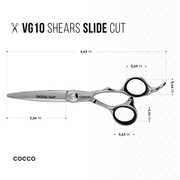 Cocco VG10 Sliding Shears - Kade Hair