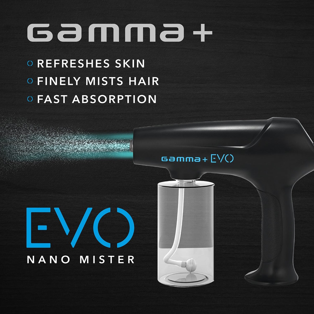 Gamma+ EVO Nano Mister Spray - Black