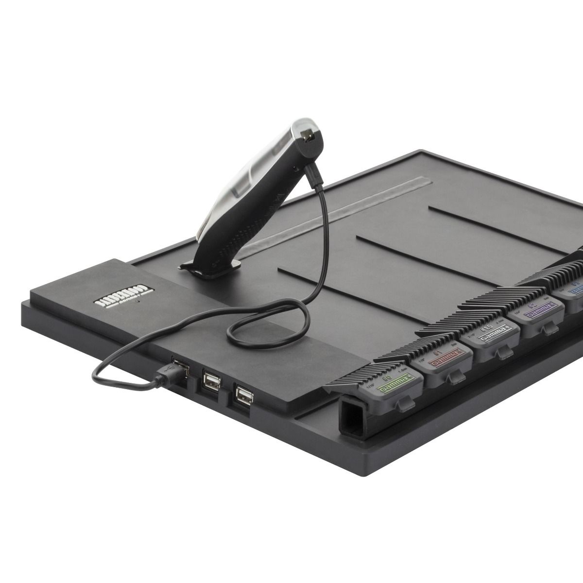 Gamma+ Magnetic Barber Mat with USB Charging Block