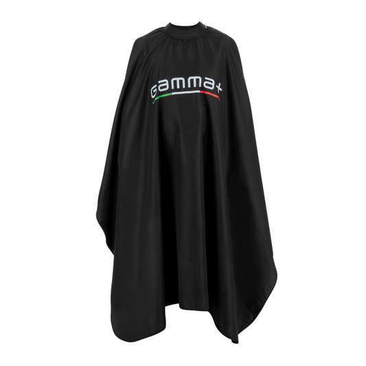 Gamma+ Black Cutting Cape with Silicone Collar