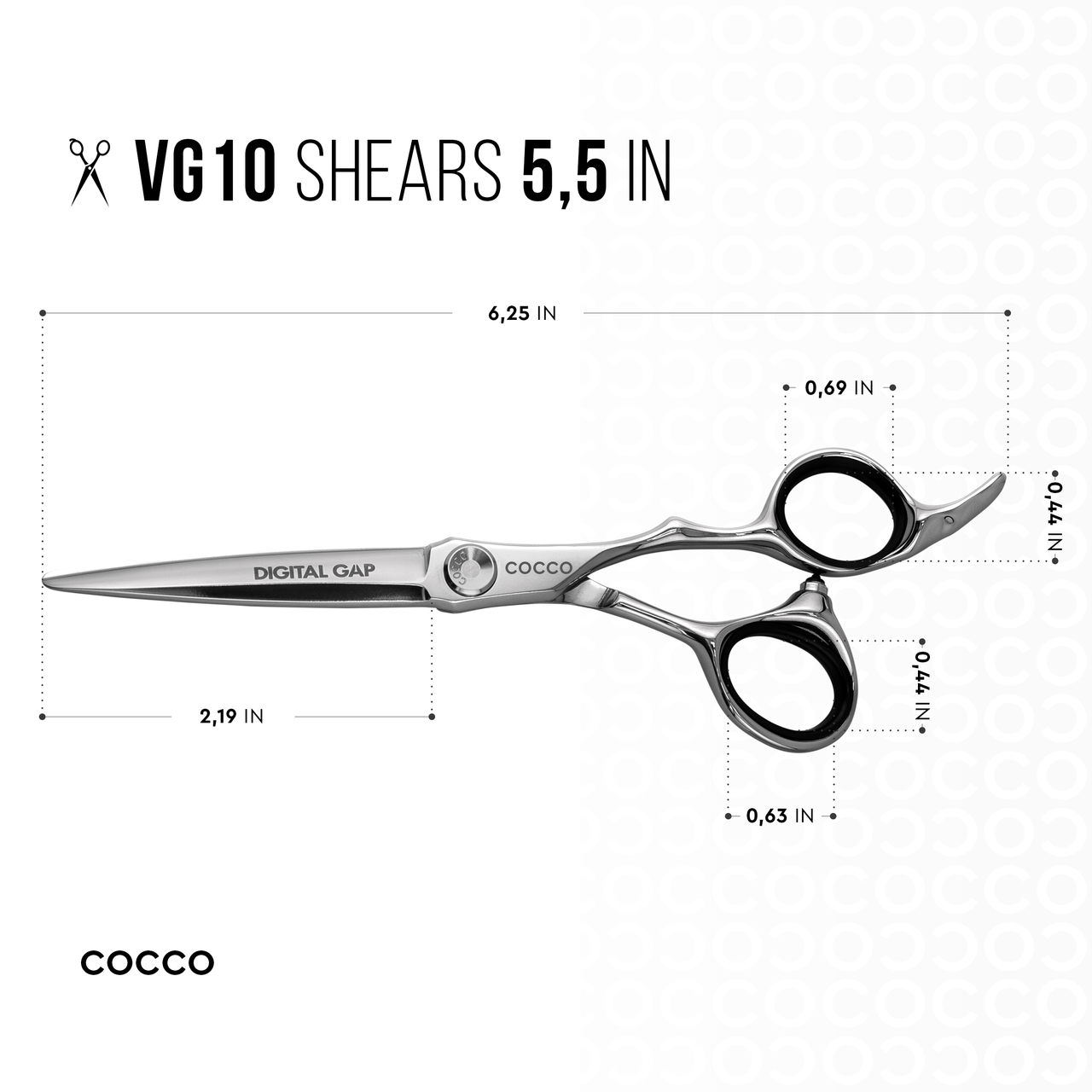 Cocco VG10 Professional Shears - Kade Hair