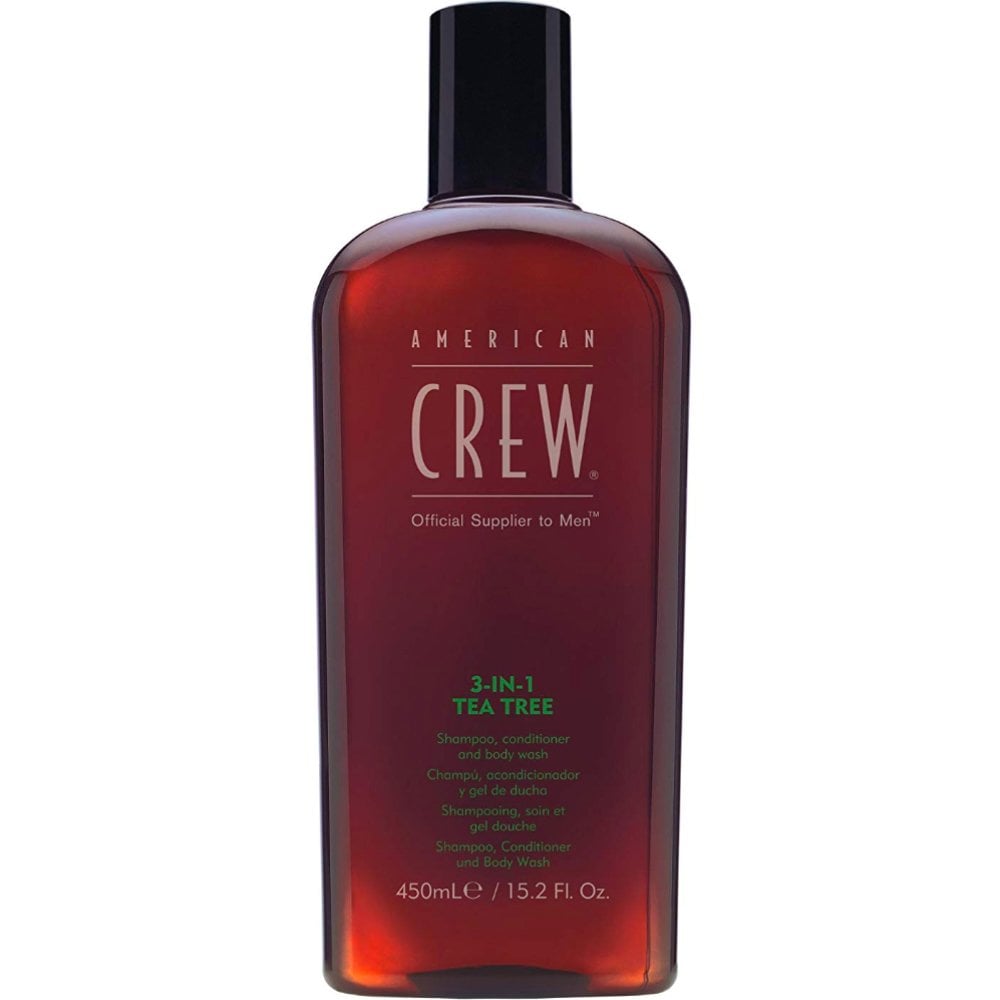 American Crew 3 In 1 Tea Tree Shampoo, Conditioner & Body Wash 450ml - Kade Hair