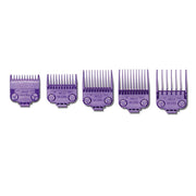 Andis Magnetic Combs 5 - Piece Guide Set - Purple - Kade Hair