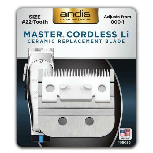 Andis Master Cordless Li 22 - Tooth Ceramic Replacement Blade (05050) - Kade Hair