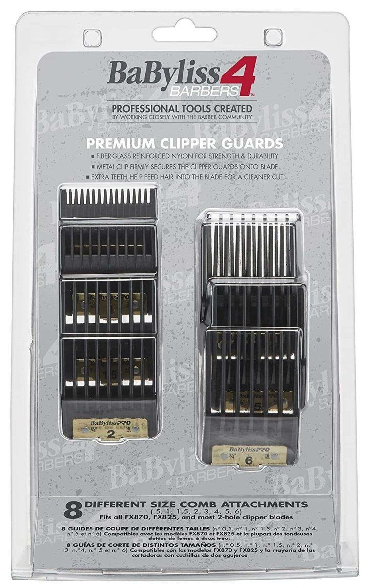 BaBylissPRO 8pc Premium Clipper Guard Set - Kade Hair