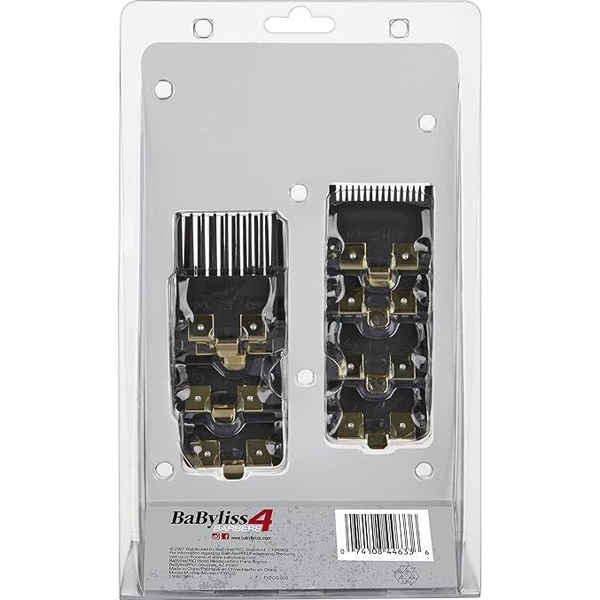BabylissPRO Barberology Clipper Comb Attachments - 8pc - Kade Hair