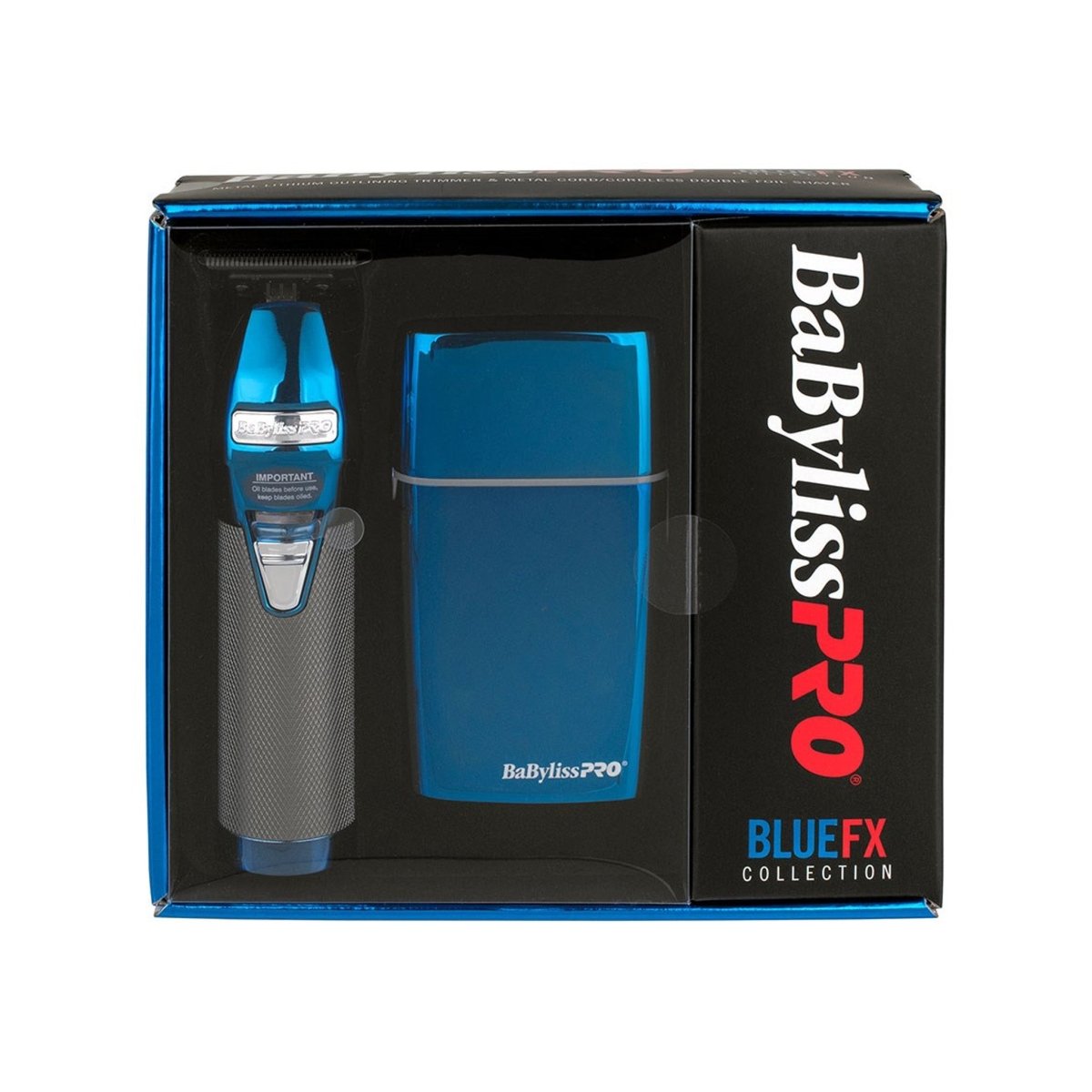 BabylissPRO Blue FX Outliner Trimmer & Foil Shaver Duo - Kade Hair