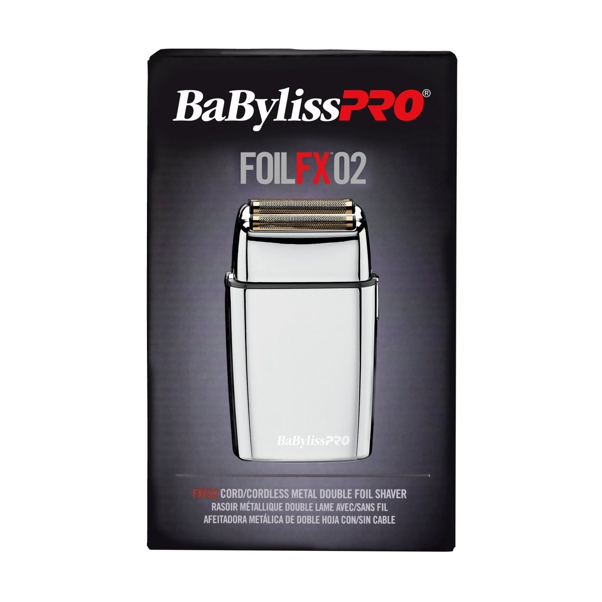 BaBylissPRO FOILFX02 Cordless Metal Double Foil Shaver - Kade Hair