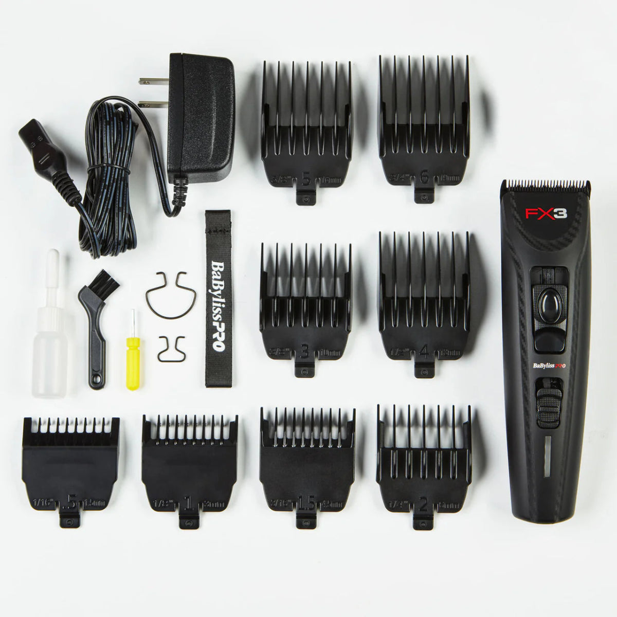 BabylissPRO FX3 Professional High Torque Clipper - Black - Kade Hair