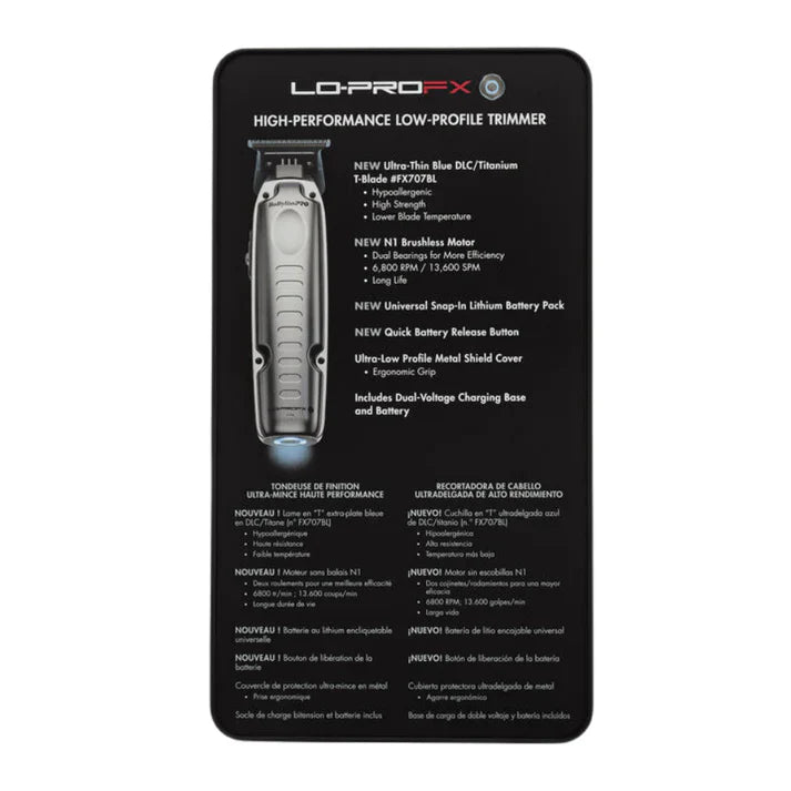 BaBylissPRO FXONE LO - PRO FX High Performance Trimmer - Kade Hair