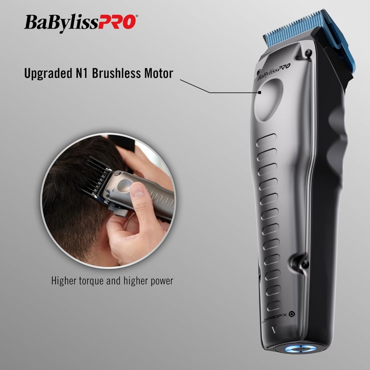 BaBylissPRO FXONE LO - PROFX Cordless Clipper - Kade Hair