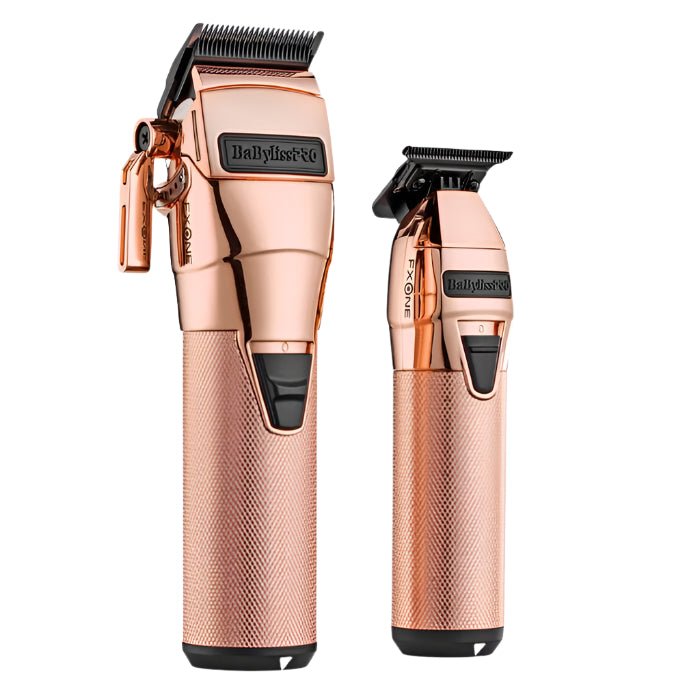 BaBylissPRO FXONE Rose Gold Clipper & Trimmer Bundle - Kade Hair