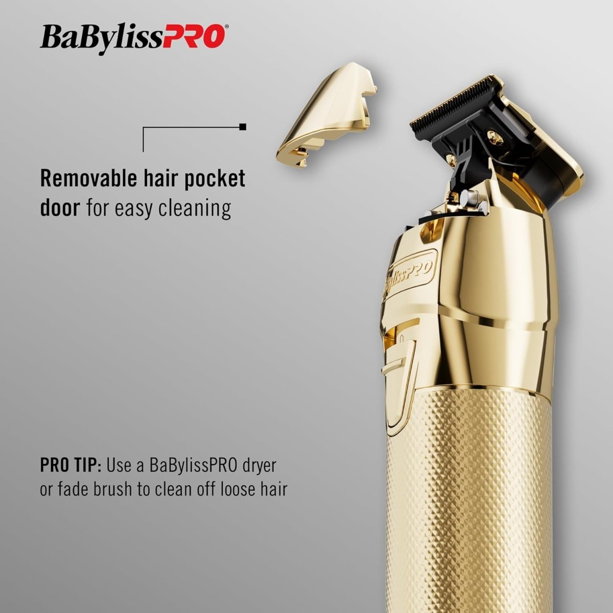 BaBylissPRO FXONE Skeleton Trimmer - Gold - Kade Hair