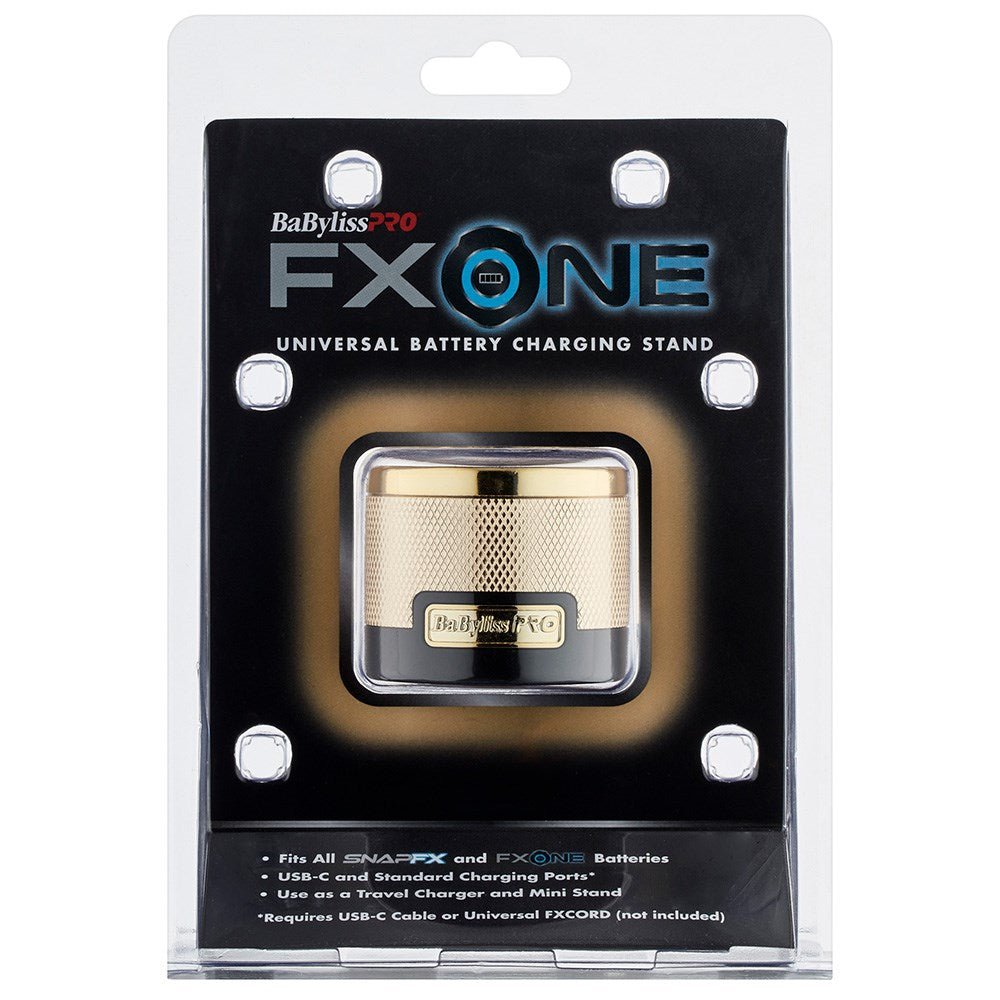 BaBylissPRO FXOne Universal Battery Charging Stand Gold - Kade Hair