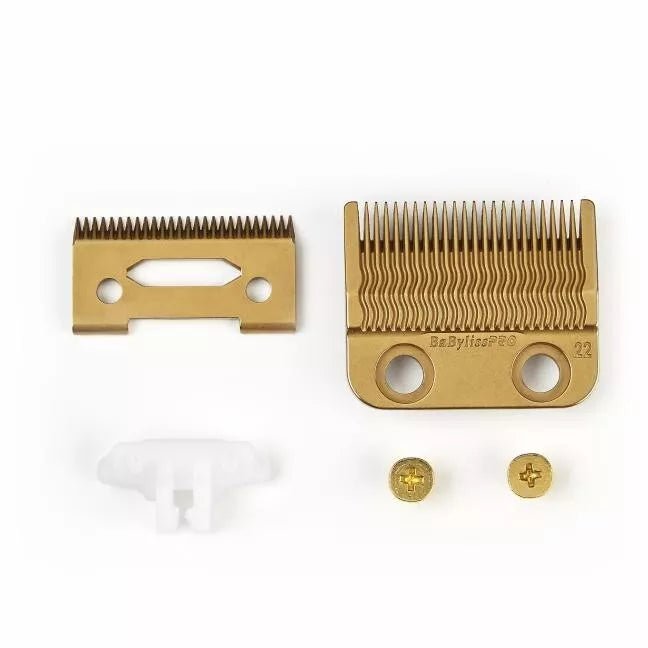 BaBylissPRO Gold Titanium Metal - Injection Molded Precision Fade Blade FX8022G - Kade Hair