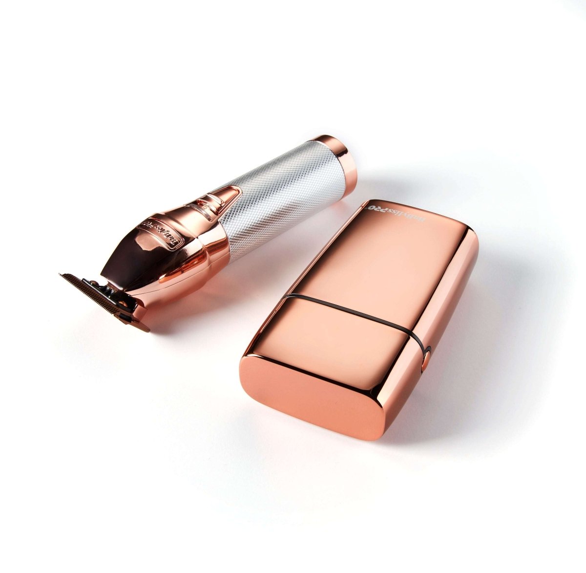 BaBylissPRO Limited Edition Rose Gold Trimmer & Double Foil Shaver Set - Kade Hair