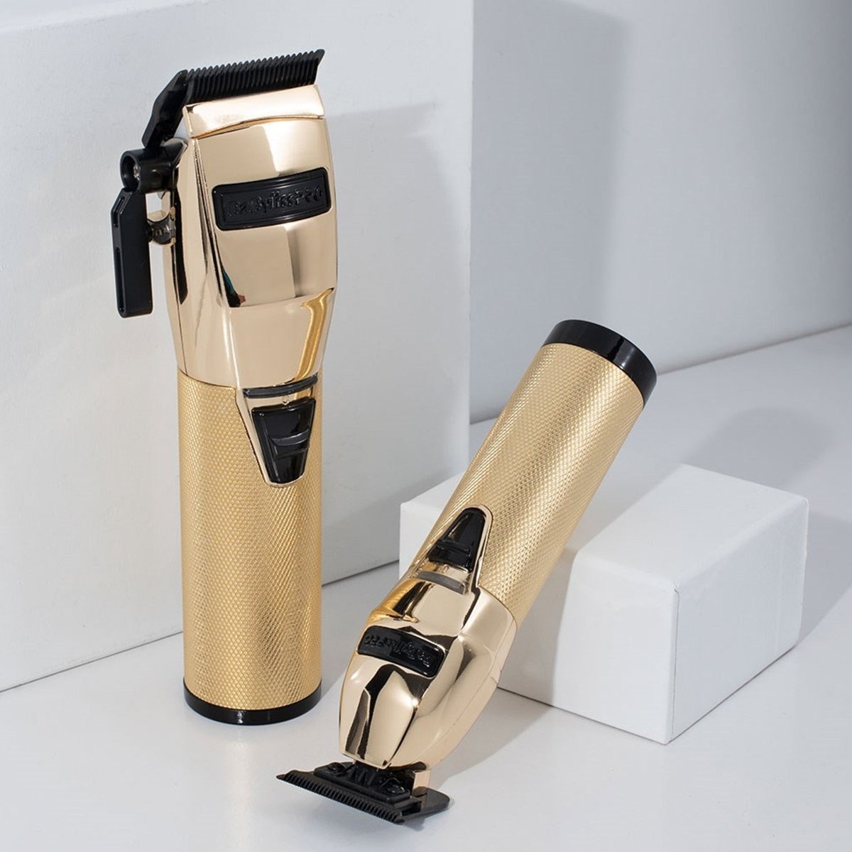 BabylissPRO Limited FX Gold Clipper & Outliner Trimmer Duo - Kade Hair