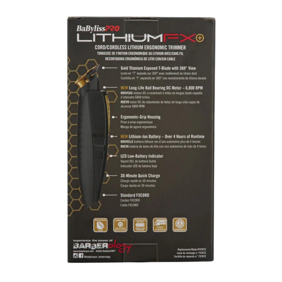 BabylissPRO Lithium FX Cord/Cordless Lithium Ergonomic Trimmer - Kade Hair