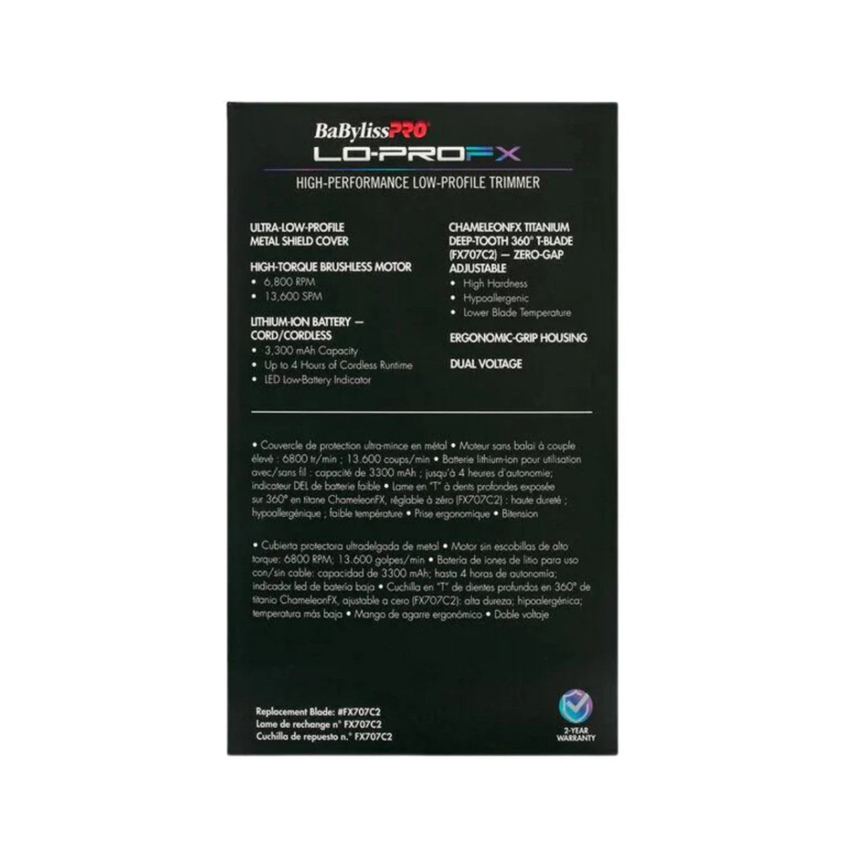 BabylissPro Lo Pro FX Chameleon Trimmer - Kade Hair