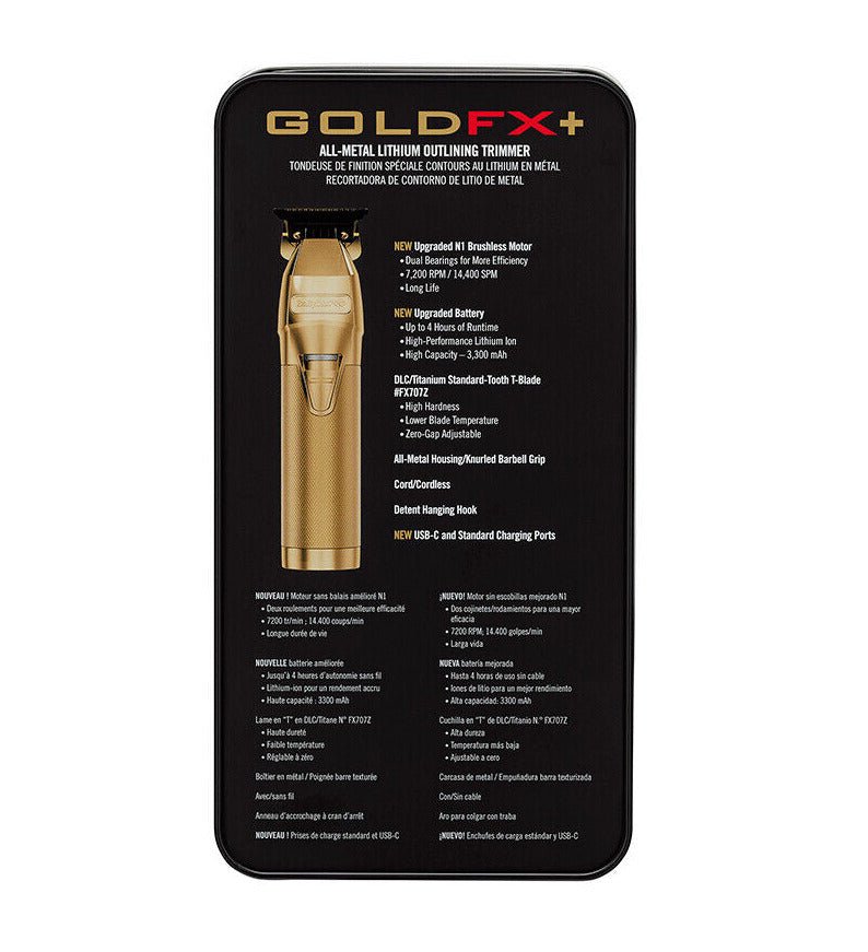 BaBylissPRO (New/Upgraded) GoldFX+ Outlining Cordless Trimmer - Kade Hair