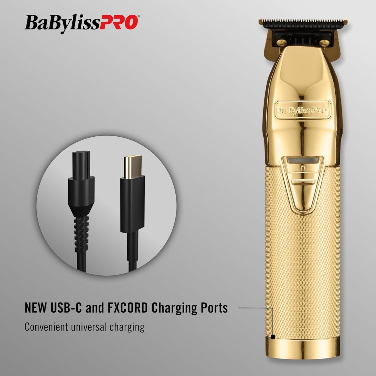 BaBylissPRO (New/Upgraded) GoldFX+ Outlining Cordless Trimmer - Kade Hair