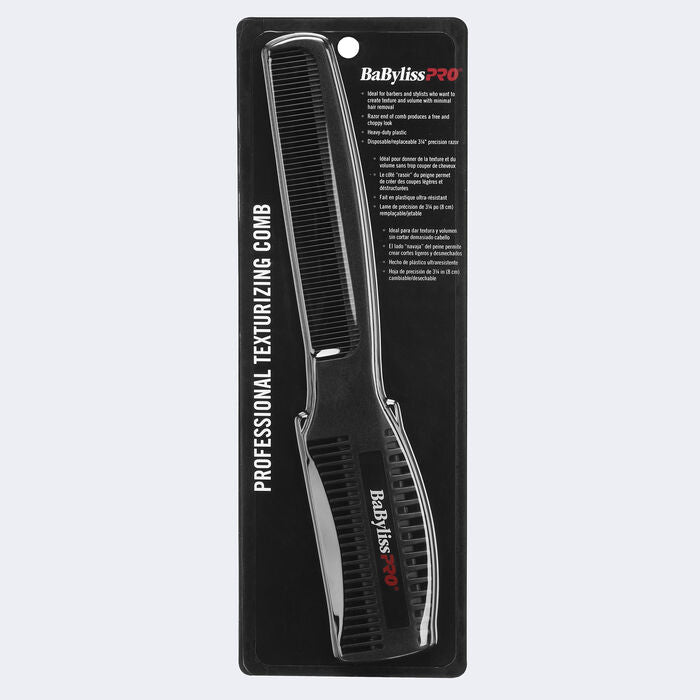 BabylissPRO Professional Texturing Comb - Kade Hair