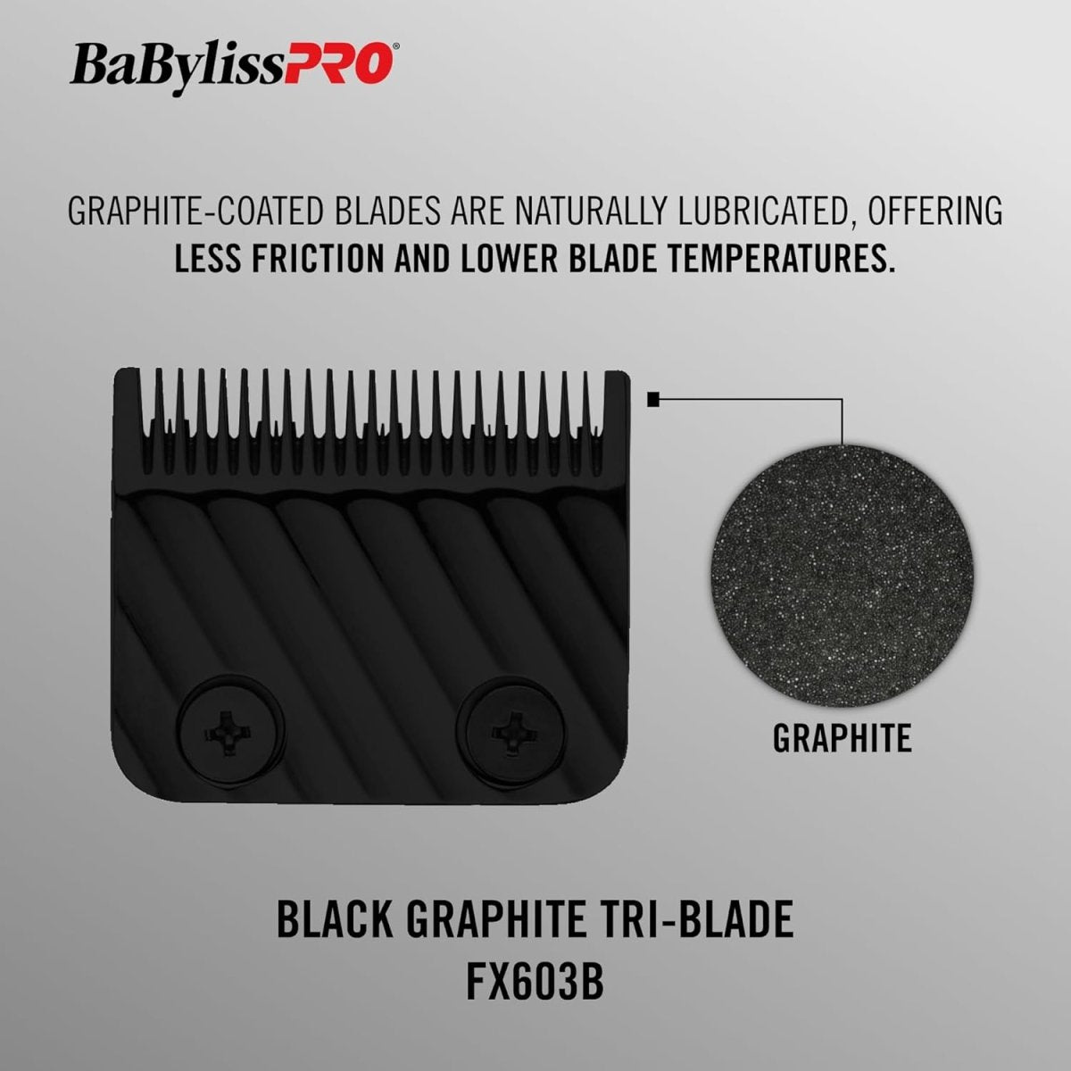 BaBylissPRO Replacement Black Graphite Tri - Blade (FX603B) - Kade Hair