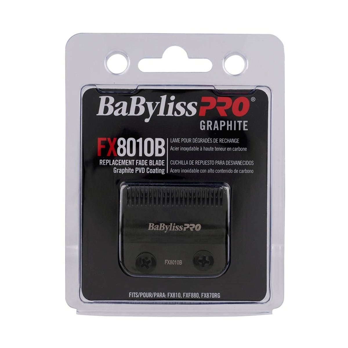 BabylissPRO Replacement Clipper Fade Blade Black FX8010B - Kade Hair