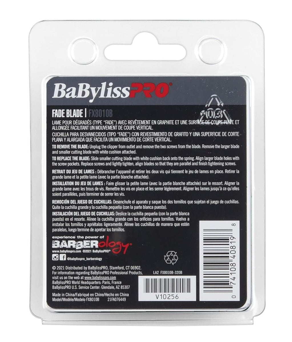 BaBylissPRO Replacement Graphite Fade Blade (FX8010B) - Kade Hair