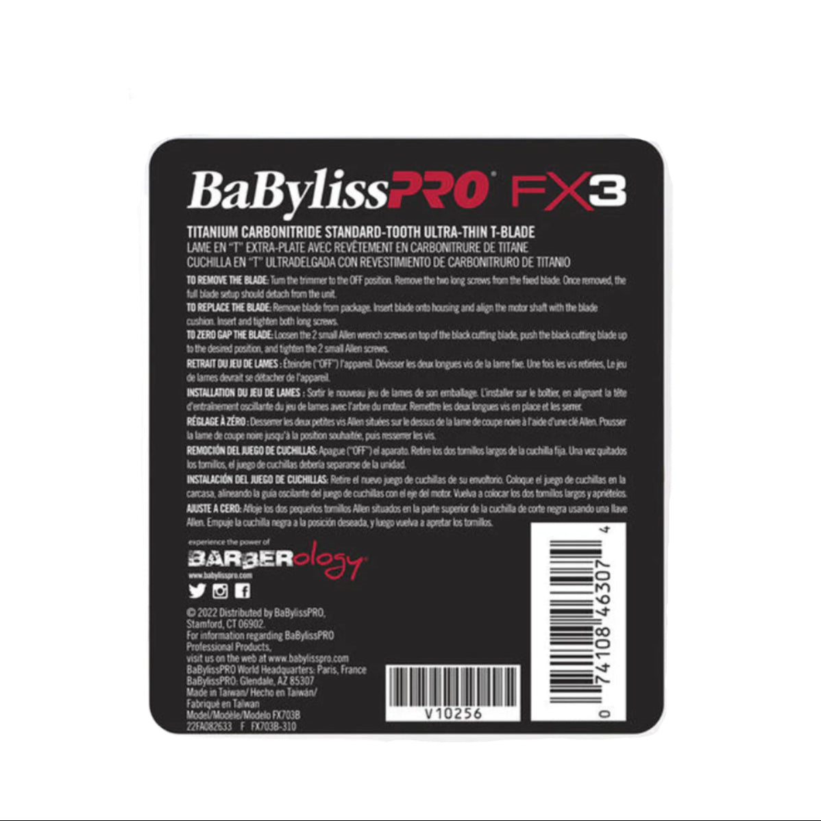 BaBylissPRO Replacement Hair Trimmer FX3 Trimmer Blade FX703B - Kade Hair