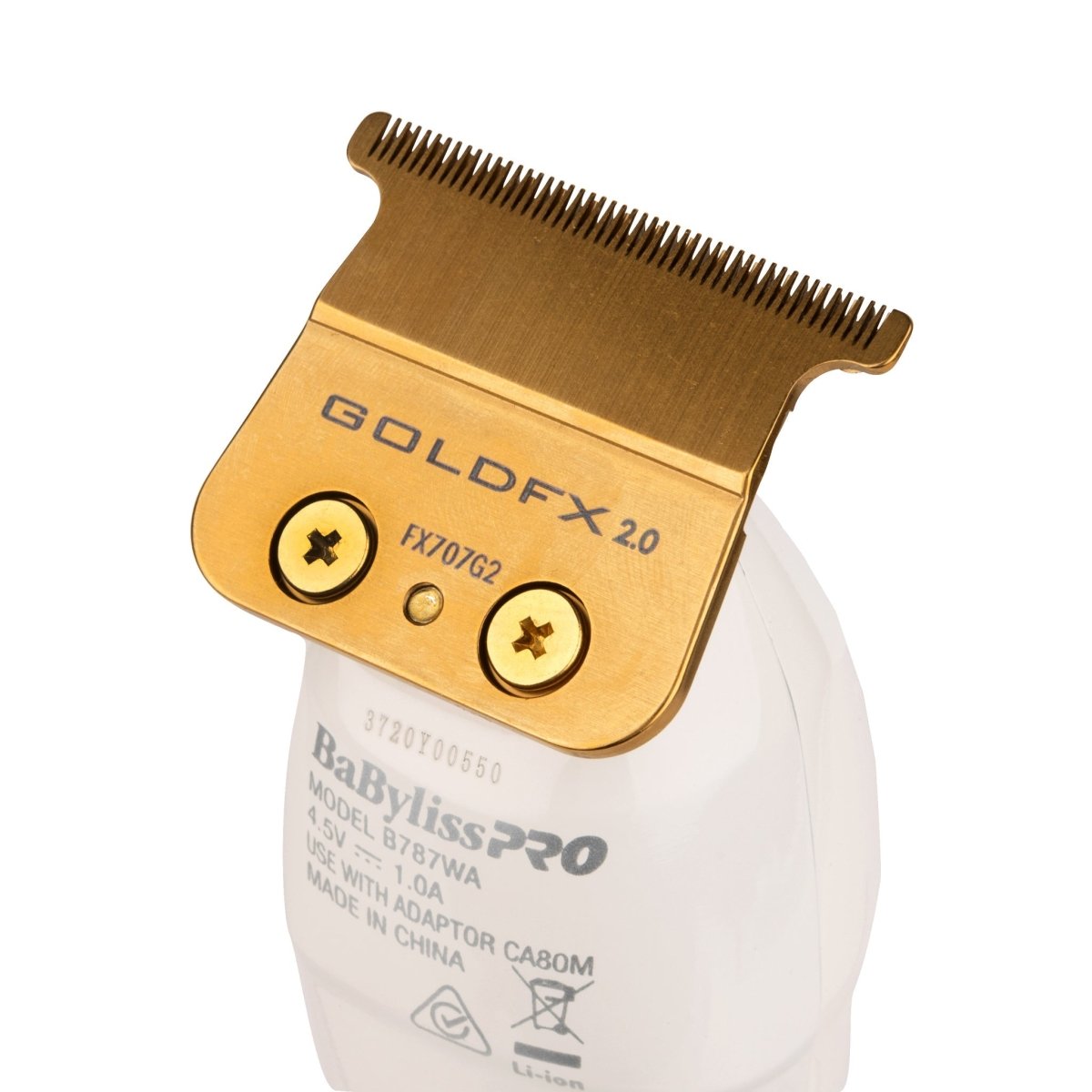 BabylissPRO White FX Skeleton Lithium Hair Trimmer - Kade Hair