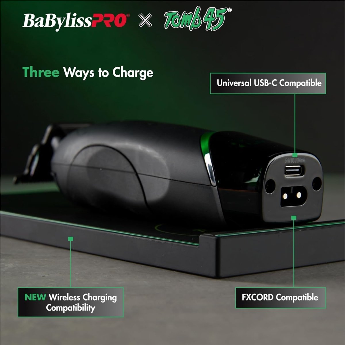 BaBylissPRO x Tomb45 Wireless Charging Trimmer - Kade Hair