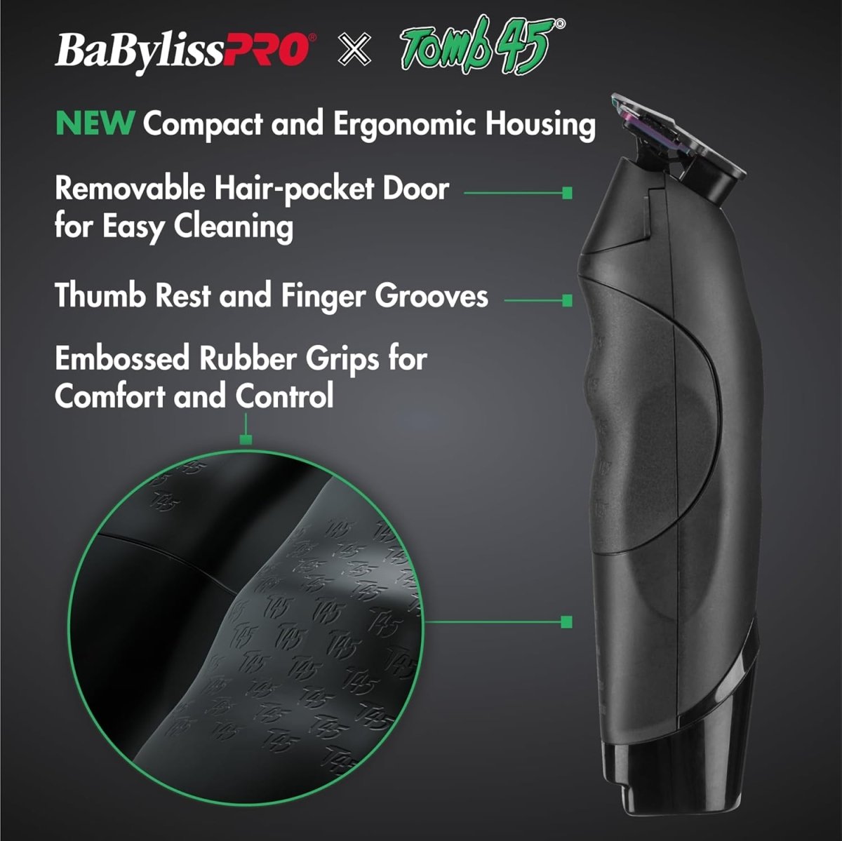 BaBylissPRO x Tomb45 Wireless Charging Trimmer - Kade Hair