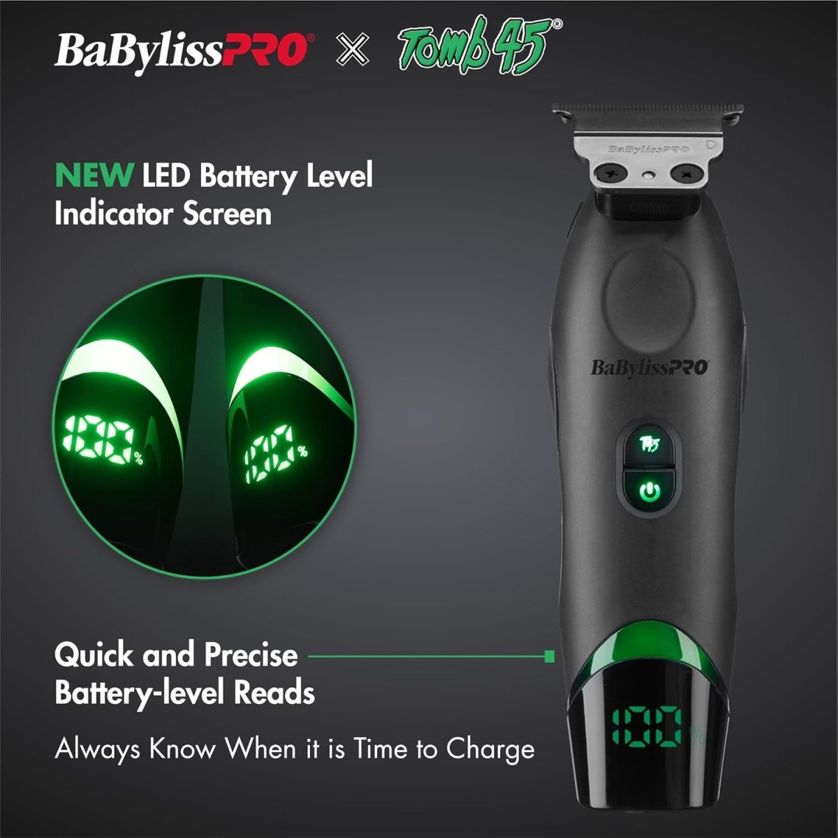 BaBylissPRO x Tomb45 Wireless Charging Trimmer - Kade Hair
