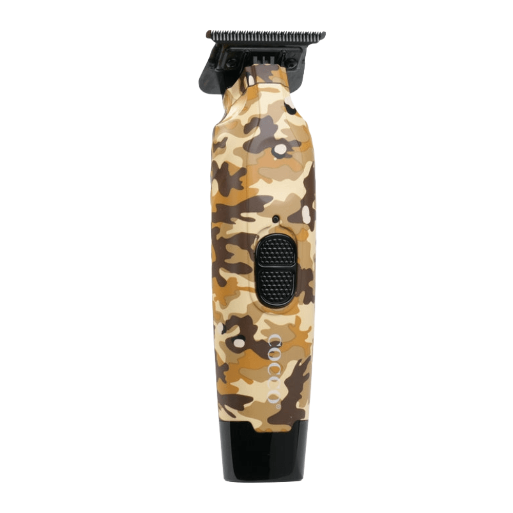 Cocco Hyper Veloce Pro Cordless Trimmer w/ Digital Gap Ambassador Graphene Blade + Charging Stand - Limited Edition Camo (CHVPT - CAMO) - Kade Hair