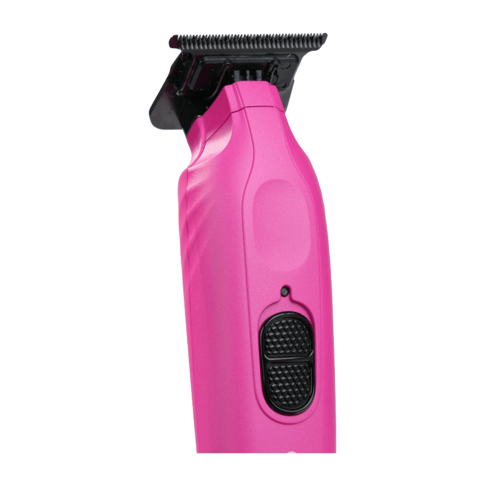 Cocco Hyper Veloce Pro Cordless Trimmer w/ Digital Gap Ambassador Graphene Blade + Charging Stand - Limited Edition Pink (CHVPT - PINK) - Kade Hair