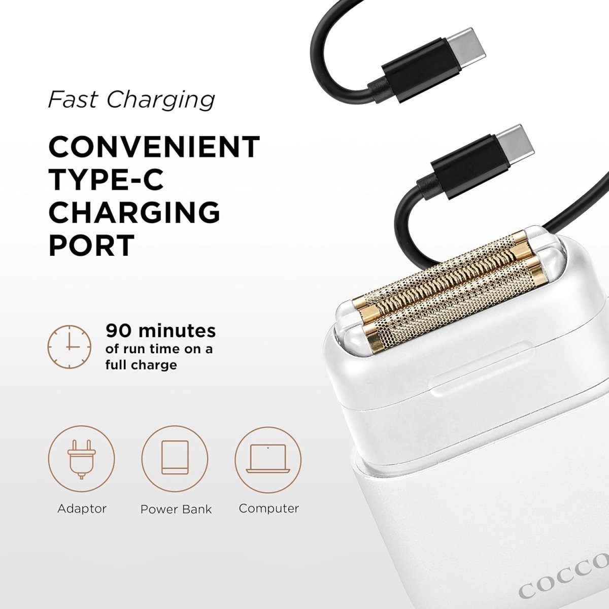 Cocco Impacto Micro Wet - to - Dry Foil Shaver - Kade Hair