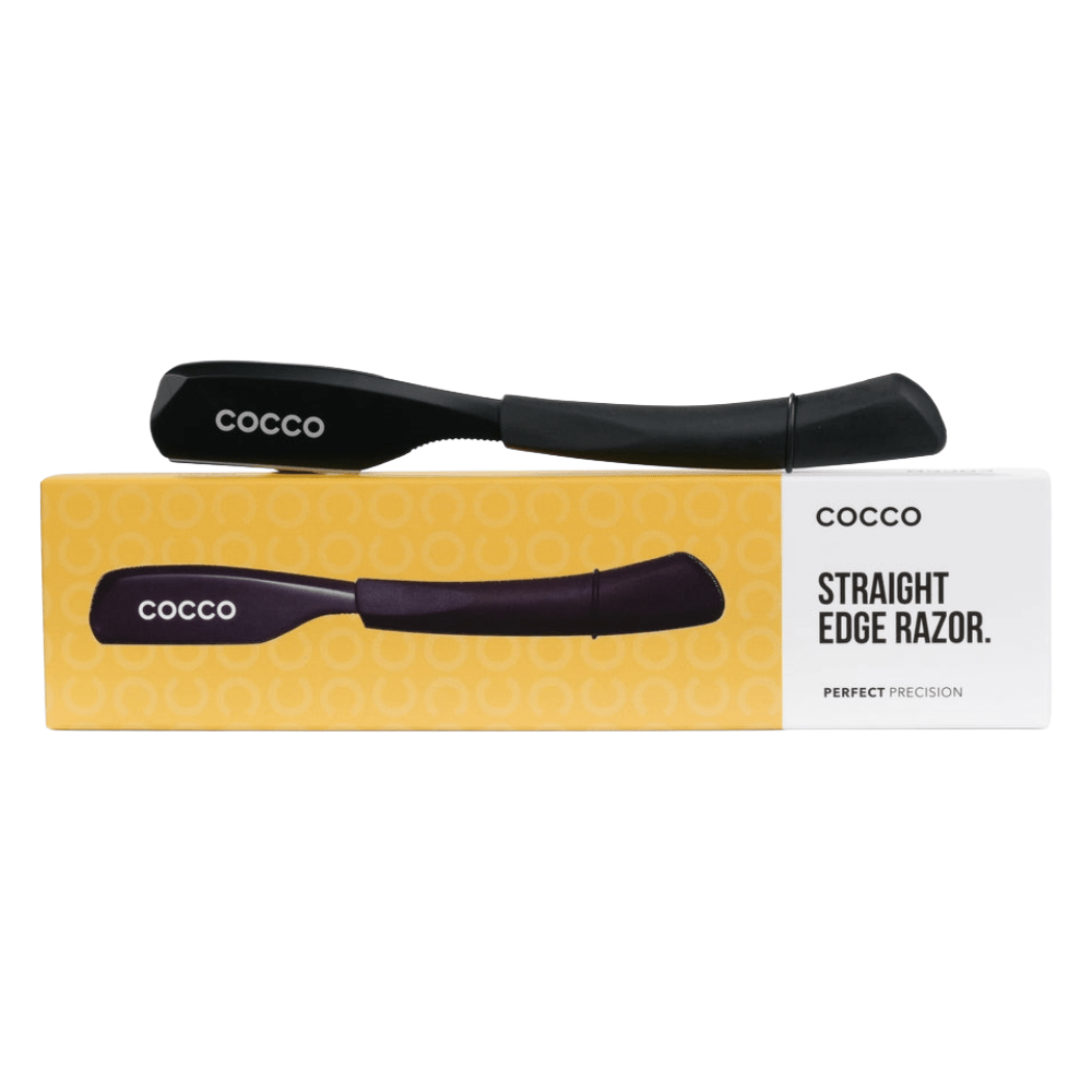 Cocco Matte Black Straight Razor T15 - Kade Hair