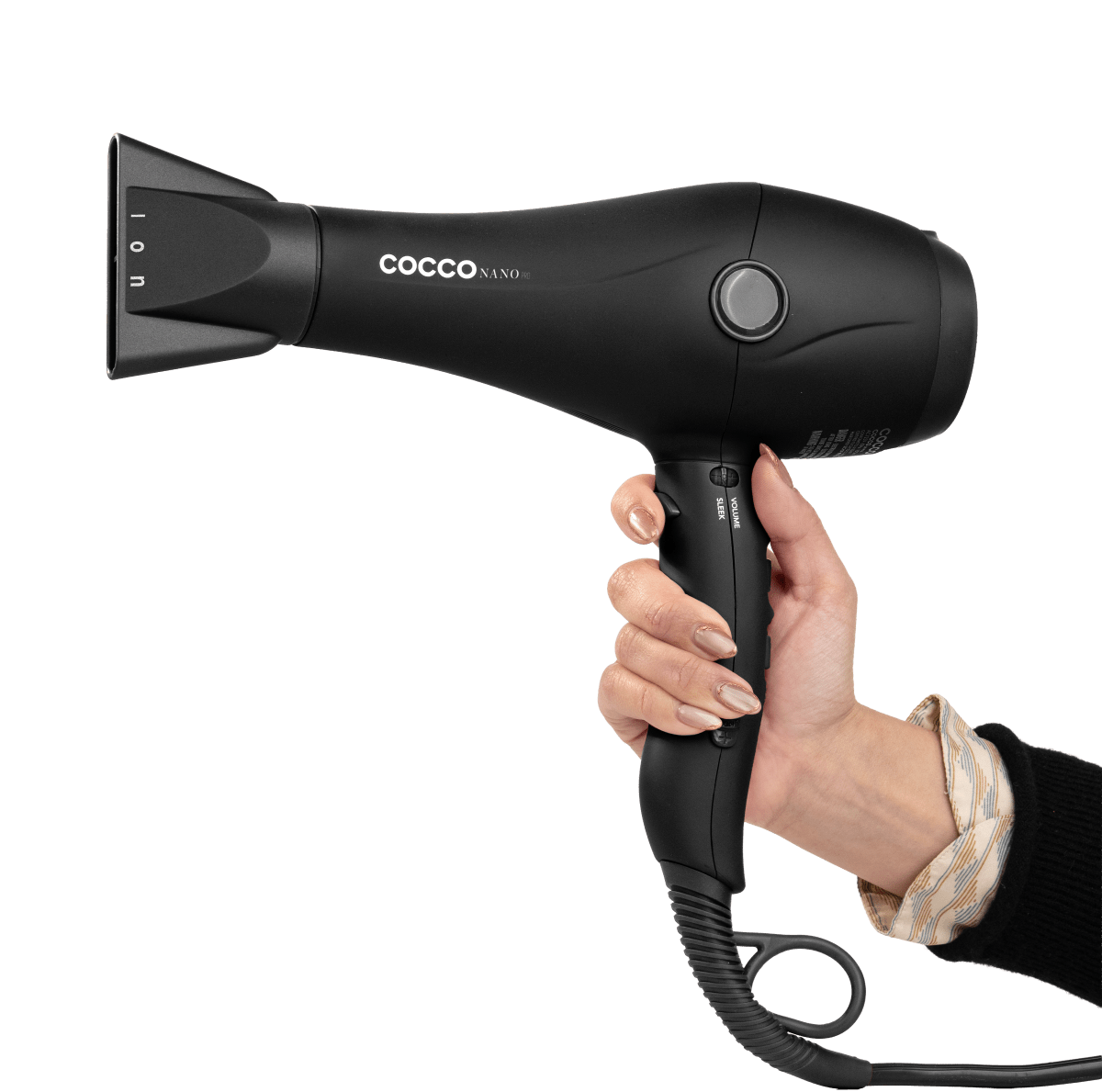 Cocco Nano Pro Hair Dryer - Black (220V Euro Plug) - Kade Hair