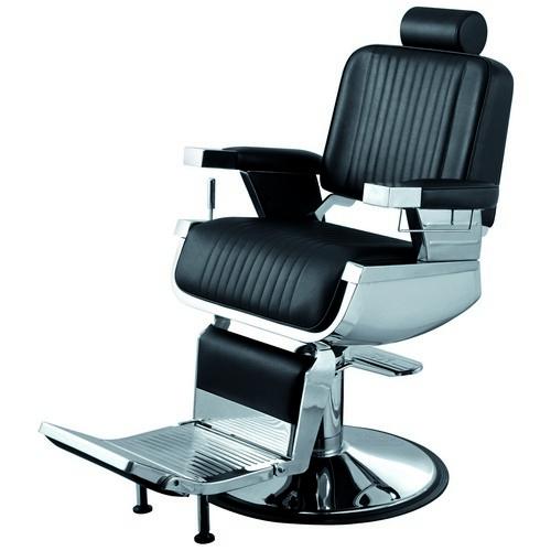 Crewe Orlando Kensington Barbers Chair Black - 7 Day Quick Ship - Kade Hair