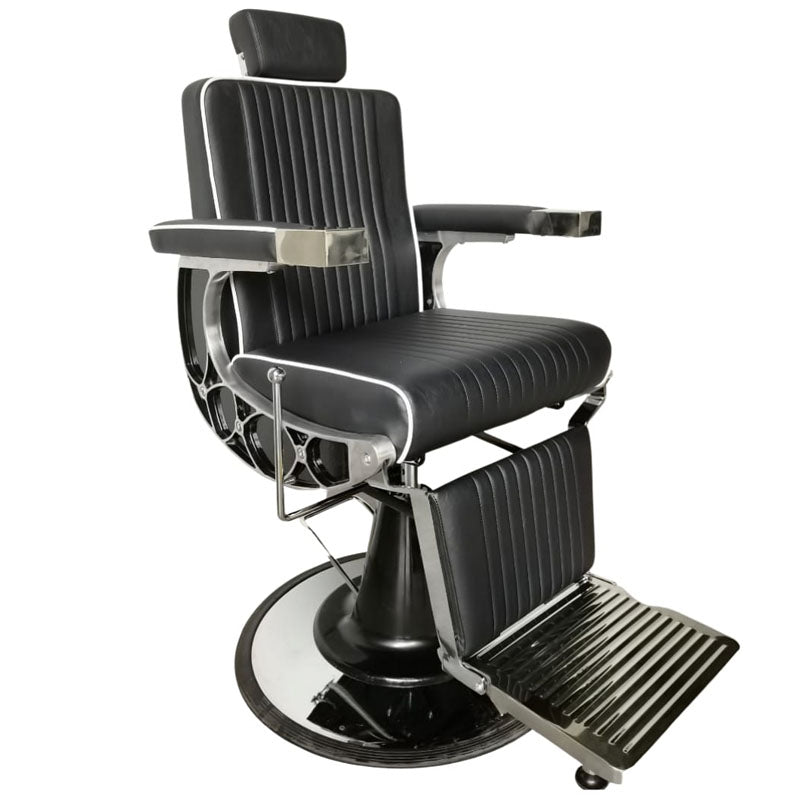 Crewe Orlando Kingston Barbers Chair Black - 7 Day Quick Ship - Kade Hair