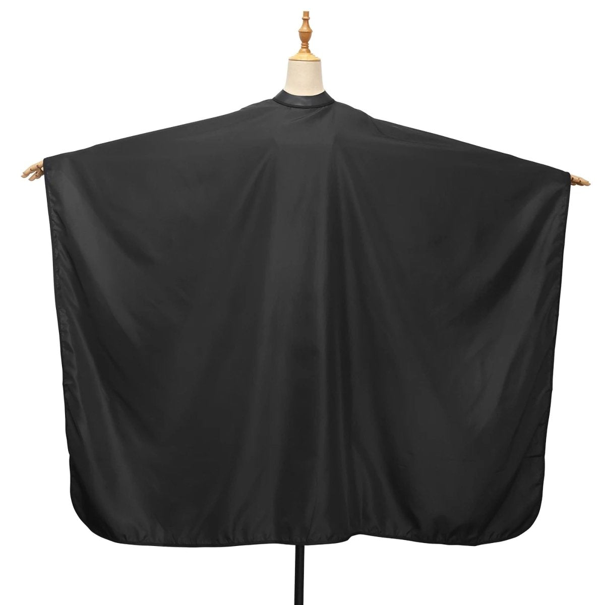 Eson - Barber Hairdressing Hair Cutting Capes & Gowns With Silicone Neckline Black - Kade Hair