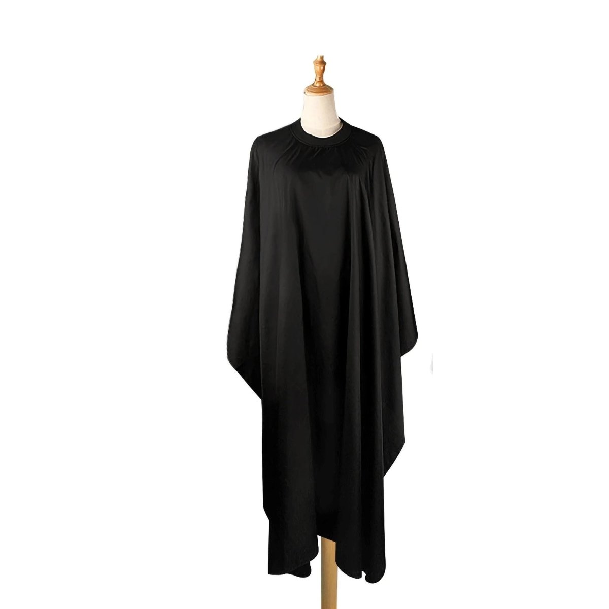 Eson - Barber Hairdressing Hair Cutting Capes & Gowns With Silicone Neckline Black - Kade Hair