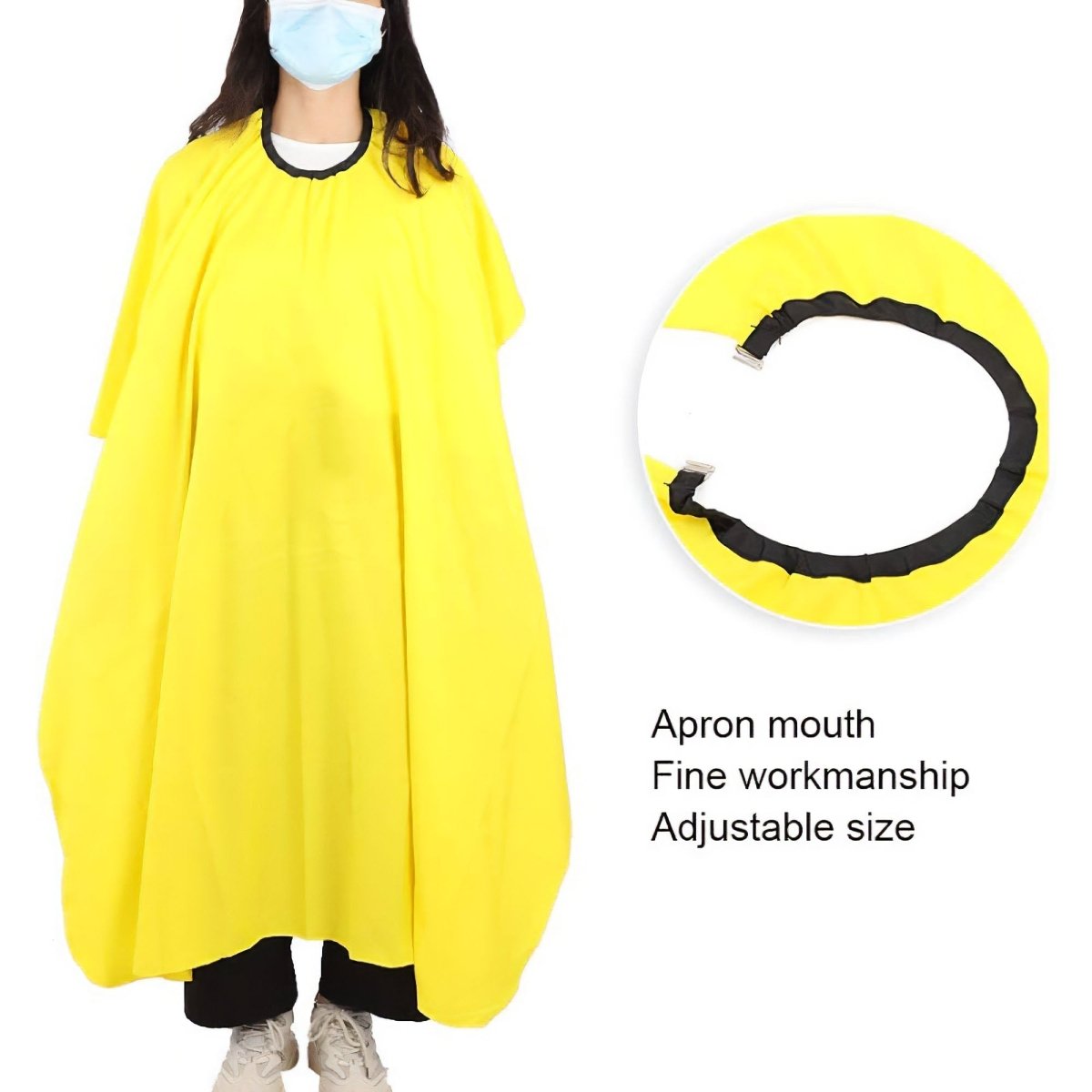 Eson - Barber Hairdressing Hair Cutting Capes & Gowns Yellow - Kade Hair