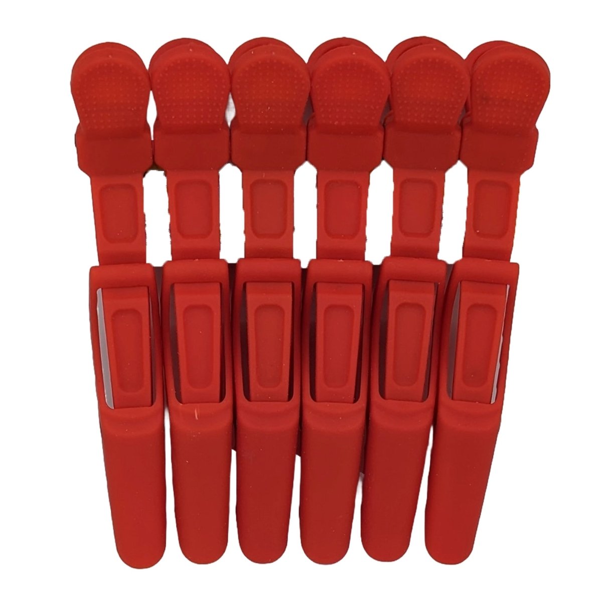 Eson - Crocodile Hair Clip 6pcs - Kade Hair