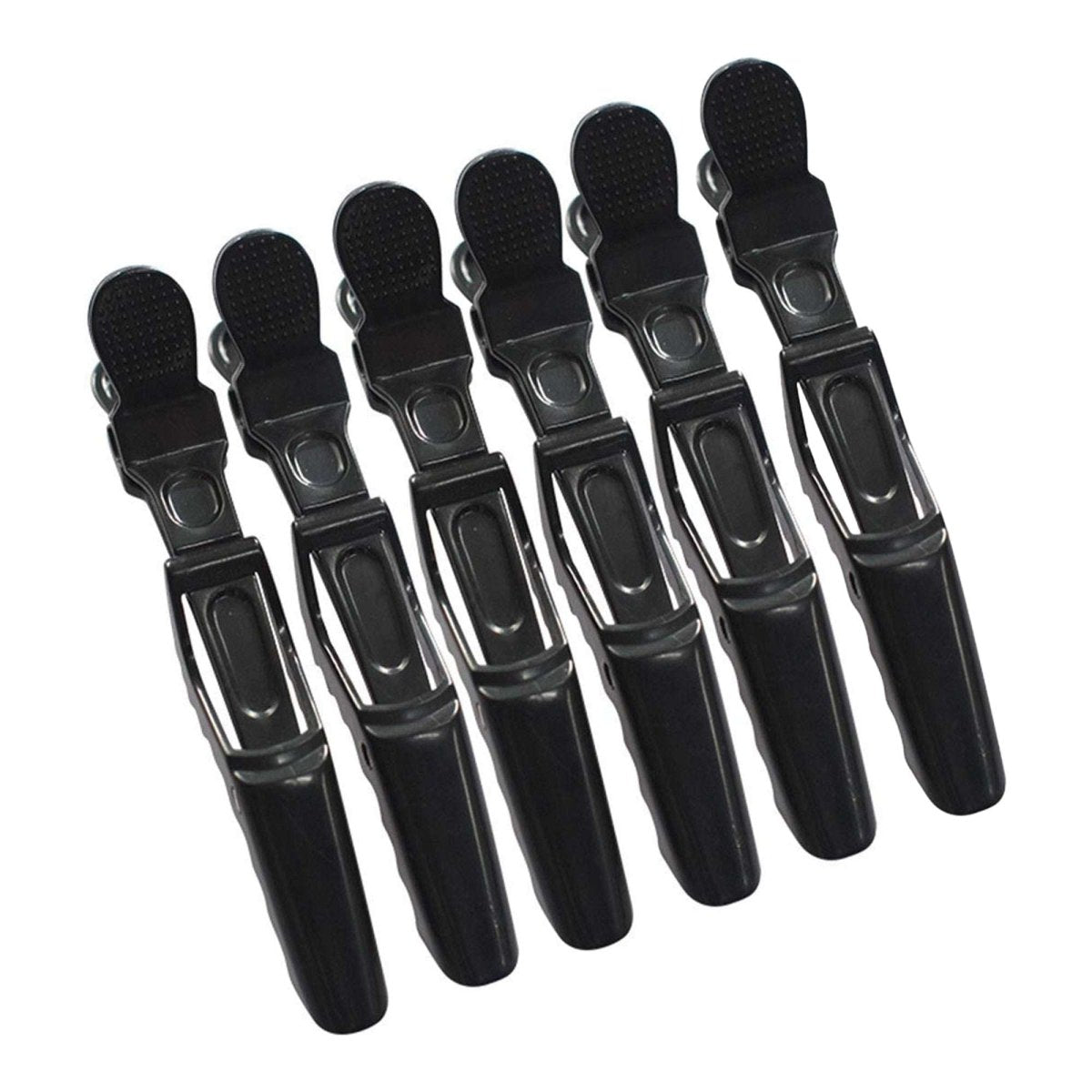 Eson - Crocodile Hair Clip 6pcs - Kade Hair