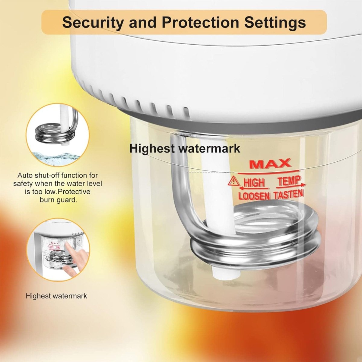 Eson - Facial Steamer Portable Face Mist Sprayer - Kade Hair