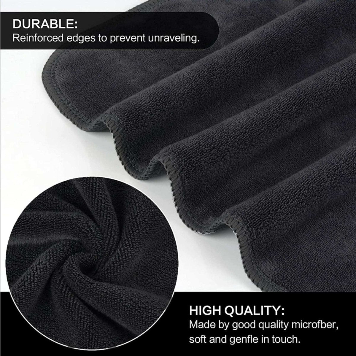 Eson - Microfibre Face Towel 35x35cm 12pcs - Kade Hair