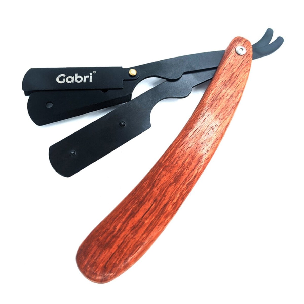 Gabri - Cut Throat Razor Authentic Wood 15cm - Kade Hair