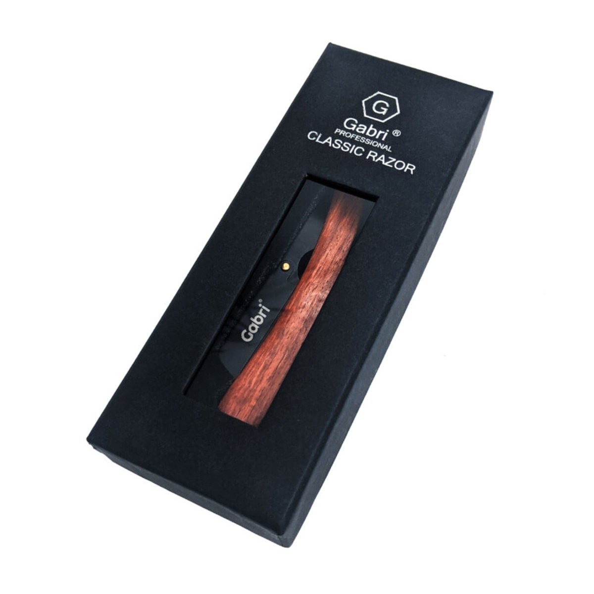 Gabri - Cut Throat Razor Authentic Wood 15cm - Kade Hair